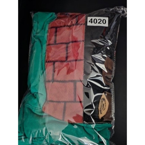 VTG Hanes Ecosmart Ugly Christmas Sweater Fireplace Stockings‎ XL Festive Casual - Picture 8 of 8